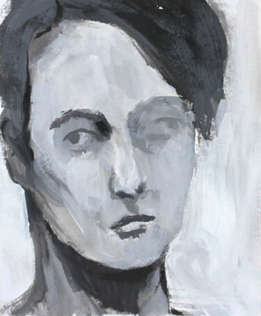 "Portrait 37" başlıklı Resim Natalia Erkovich tarafından, Orijinal sanat, Akrilik