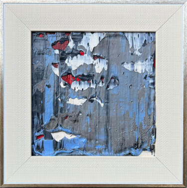 Dance of blue shadows 绘画 标题为“Dance of blue shado…” 由Svitlana Andriichenko, 原创艺术品, 油 安装在纸板上