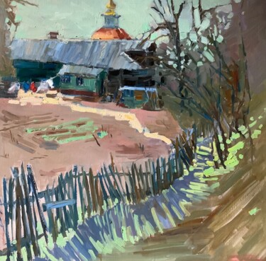 Crazy Spring Pittura intitolato "Crazy Spring" da Ekaterina Shuvalova, Opera d'arte originale, Olio