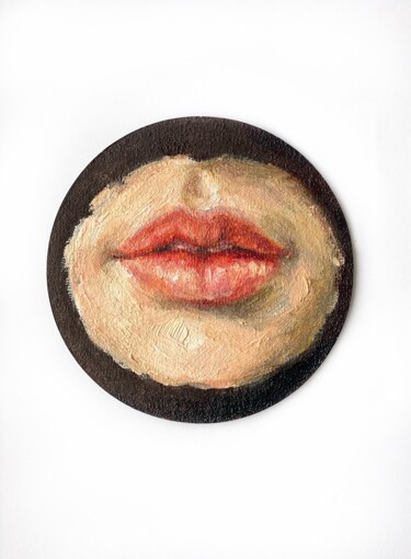 绘画 标题为“«The Facescapes “21” 由Marina Shavyrina-Shkoliar, 原创艺术品, 油 安装在纸板上