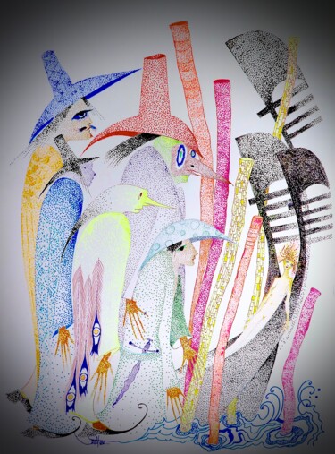 Drawing titled "#METOO  N°1383" by Saulterre, Original Artwork, Ink