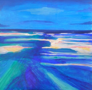 Schilderij getiteld "Escapes I" door Daniel Devon, Origineel Kunstwerk, Acryl