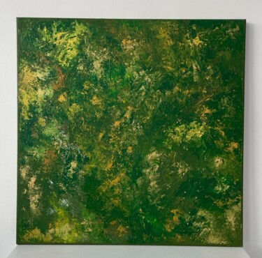 Painting titled "абстракция лес" by Maria Mironova, Original Artwork, Acrylic