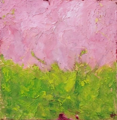 绘画 标题为“Pink sunset 2” 由Julia Tokar (Jt), 原创艺术品, 油
