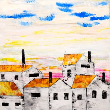 Peinture intitulée "Heart can't take" par Poonam Choudhary, Œuvre d'art originale, Acrylique Monté sur Châssis en bois