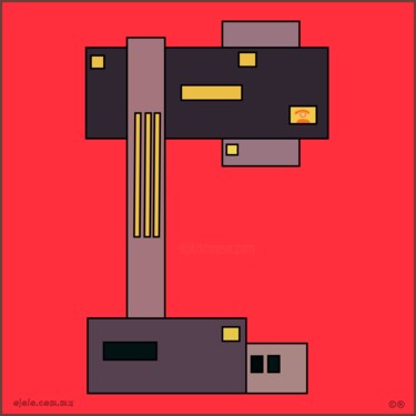 Digitale Kunst getiteld "constructo vi-gital…" door Ojolo - Abel García, Origineel Kunstwerk, 2D Digital Work
