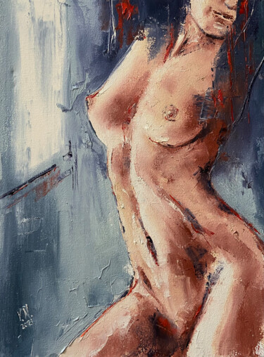 Awakening Pittura intitolato "Awakening" da Volodymyr Nezdiimynoha, Opera d'arte originale, Olio Montato su Telaio per barella in legno