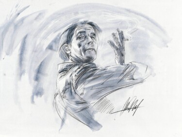 Tekening getiteld ""The Lifestyle of a…" door Alex Wolf, Origineel Kunstwerk, Houtskool