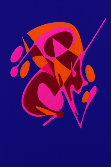 Impulsion Lumineuse 数字艺术 标题为“Impulsion Lumineuse” 由Yahya Ahssaini, 原创艺术品, 数字油画