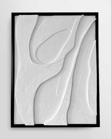 Stillness "Stillness" başlıklı Heykel Elif Fidan tarafından, Orijinal sanat, Alçı Ahşap panel üzerine monte edilmiş