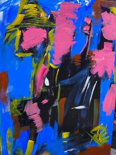 Peinture intitulée "Джентельмены" par Denis Shchambura, Œuvre d'art originale, Acrylique Monté sur Châssis en bois
