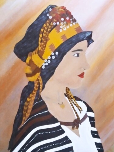 "Berbère pride" başlıklı Tablo Jamal Foughal tarafından, Orijinal sanat, Akrilik