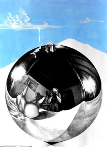 cosmogonie II Drawing titled "cosmogonie II" by Alain Bonnand, Original Artwork
