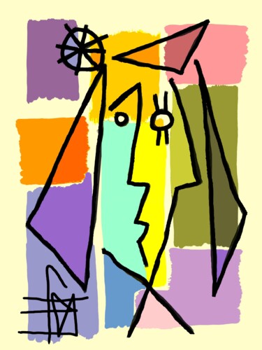 Arte digitale intitolato "VF9" da Franck Vidal, Opera d'arte originale, Pittura digitale