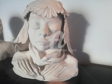 Escultura intitulada ""L'infante"" por Iolanda Pasquali, Obras de arte originais, Argila