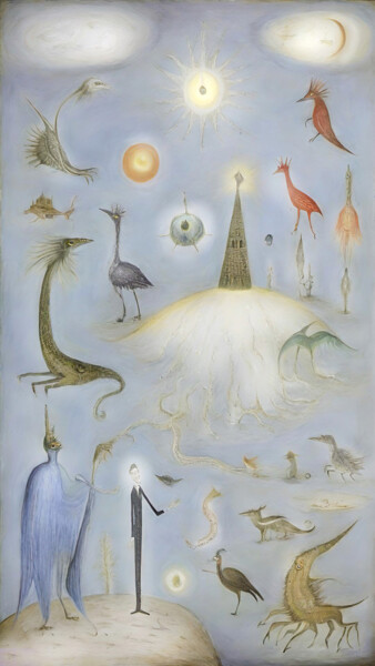 Arts numériques intitulée "Mask and Truth" par Sofia Markina, Œuvre d'art originale, Image générée par l'IA