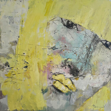 "Yellow Silence" 绘画 标题为“"Yellow Silence"” 由Viktoria Daneva, 原创艺术品, 油