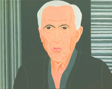 Pittura intitolato "Pierre Soulages" da Odile Raoul, Opera d'arte originale, Acrilico Montato su Telaio per barella in legno