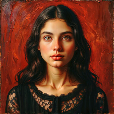 Arte digitale intitolato "Octavia de Drémil" da Mr Patrice, Opera d'arte originale, Pittura digitale