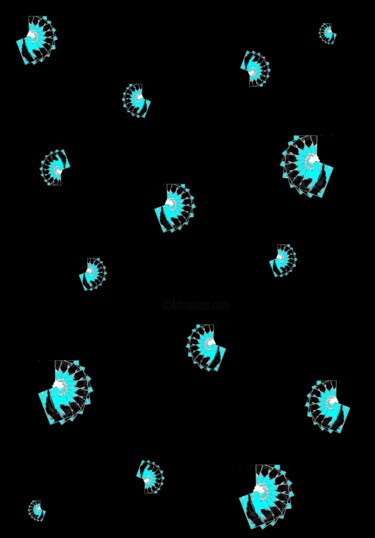 "Fireflies [Spiral C…" başlıklı Fotoğraf Ken Lerner tarafından, Orijinal sanat, Dijital Fotoğrafçılık