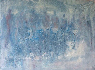 Pittura intitolato "The Frozen city" da Gennadiy V. Ivanov, Opera d'arte originale, Olio