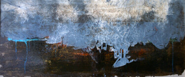 Pittura intitolato "The Melting glacier" da Gennadiy V. Ivanov, Opera d'arte originale, Olio
