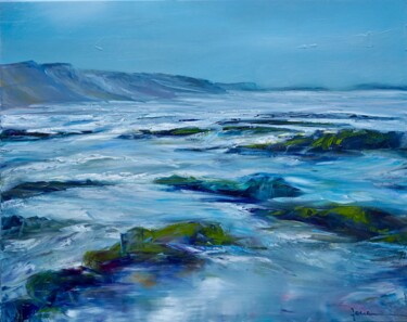 Schilderij getiteld "The North Sea" door Gennadiy V. Ivanov, Origineel Kunstwerk, Olie