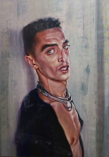 Noam portrait "Noam portrait" başlıklı Tablo Gennadiy V. Ivanov tarafından, Orijinal sanat, Petrol