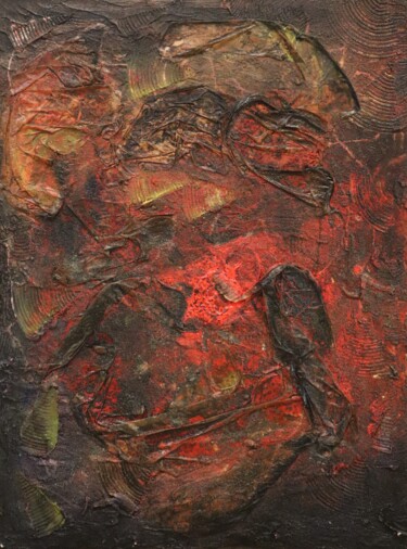 绘画 标题为“Portrait of Khaos” 由Claudio Fiorentini, 原创艺术品, 油 安装在木质担架架上