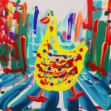 Loox 绘画 标题为“Loox” 由Kristina Kalle, 原创艺术品, 丙烯 安装在木质担架架上