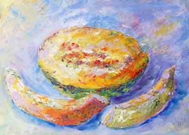 Slices of Summer Pittura intitolato "Slices of Summer" da Dilyara Moldabekova, Opera d'arte originale, Acrilico Montato su Telaio per barella…