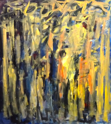 Composition 7281 Peinture intitulée "Composition 7281" par Engelina Zandstra, Œuvre d'art originale, Acrylique