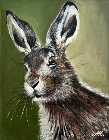 绘画 标题为“Rabbit” 由Marina Kozyr, 原创艺术品, 油