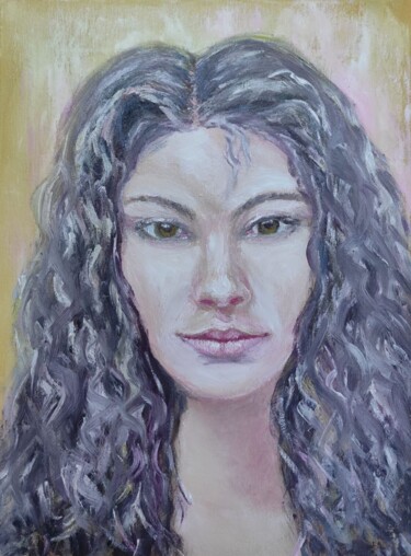 Pittura intitolato "Stella" da Maria Galan, Opera d'arte originale, Olio