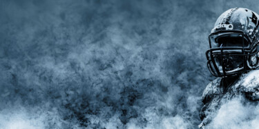 Freezing Football 数字艺术 标题为“Freezing Football” 由Luis Lucas Roman Venegas, 原创艺术品, AI生成的图像