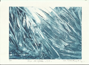 Incisioni, stampe intitolato "âge de glace 20" da Mine Palayer, Opera d'arte originale, Monotipo