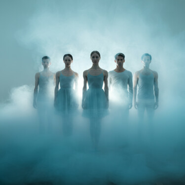 Blue Ballet Цифровое искусство под названием "Blue Ballet" - Luis Lucas Roman Venegas, Подлинное произведение искусства, Изображение, сг…