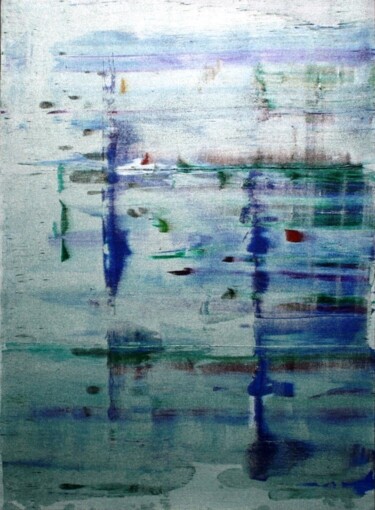 Série reflet - Dérive de reflets 绘画 标题为“Série reflet - Déri…” 由Thierry Wurmser, 原创艺术品, 丙烯 安装在木质担架架上