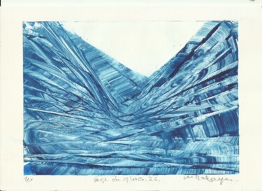 Incisioni, stampe intitolato "âge de glace 26" da Mine Palayer, Opera d'arte originale, Monotipo