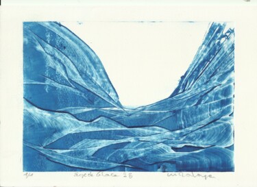 Incisioni, stampe intitolato "âge de glace 28" da Mine Palayer, Opera d'arte originale, Monotipo