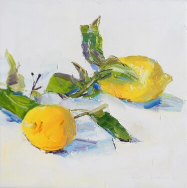 Lemons Картина под названием "Lemons" - Yehor Dulin, Подлинное произведение искусства, Масло