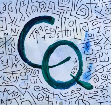 Peinture intitulée "CQ" par Milto Sideris, Œuvre d'art originale, Acrylique