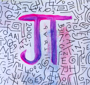 Peinture intitulée "JT" par Milto Sideris, Œuvre d'art originale, Acrylique