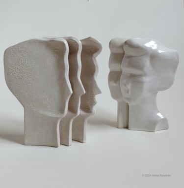 Sculptuur getiteld "Воспоминания" door Denis Dudnev, Origineel Kunstwerk, Keramiek