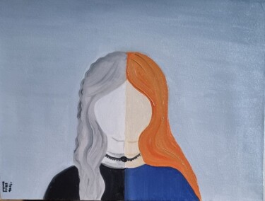 Pittura intitolato "Ambiguous" da Sara Safaei, Opera d'arte originale, Acrilico