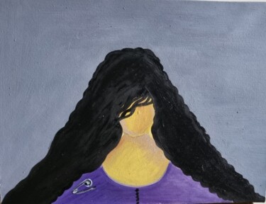 Schilderij getiteld "Forbidden love" door Sara Safaei, Origineel Kunstwerk, Acryl