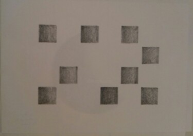 Drawing titled "Cadran n°1" by Eloi Camus, Original Artwork, Pencil