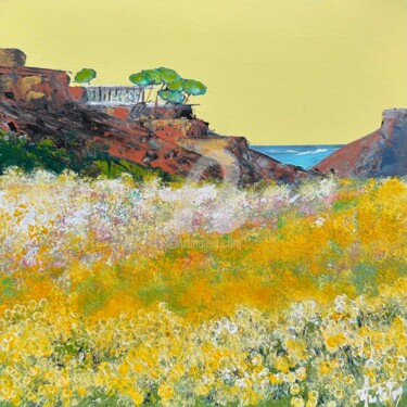 Schilderij getiteld "PLEIN SOLEIL" door Florence Autelin, Origineel Kunstwerk, Acryl