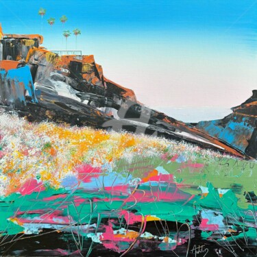 Peinture intitulée "SUD CANYON" par Florence Autelin, Œuvre d'art originale, Acrylique