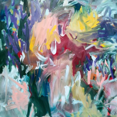 Flowers perfume Peinture intitulée "Flowers perfume" par Emily Starck, Œuvre d'art originale, Acrylique Monté sur Châssis en bois